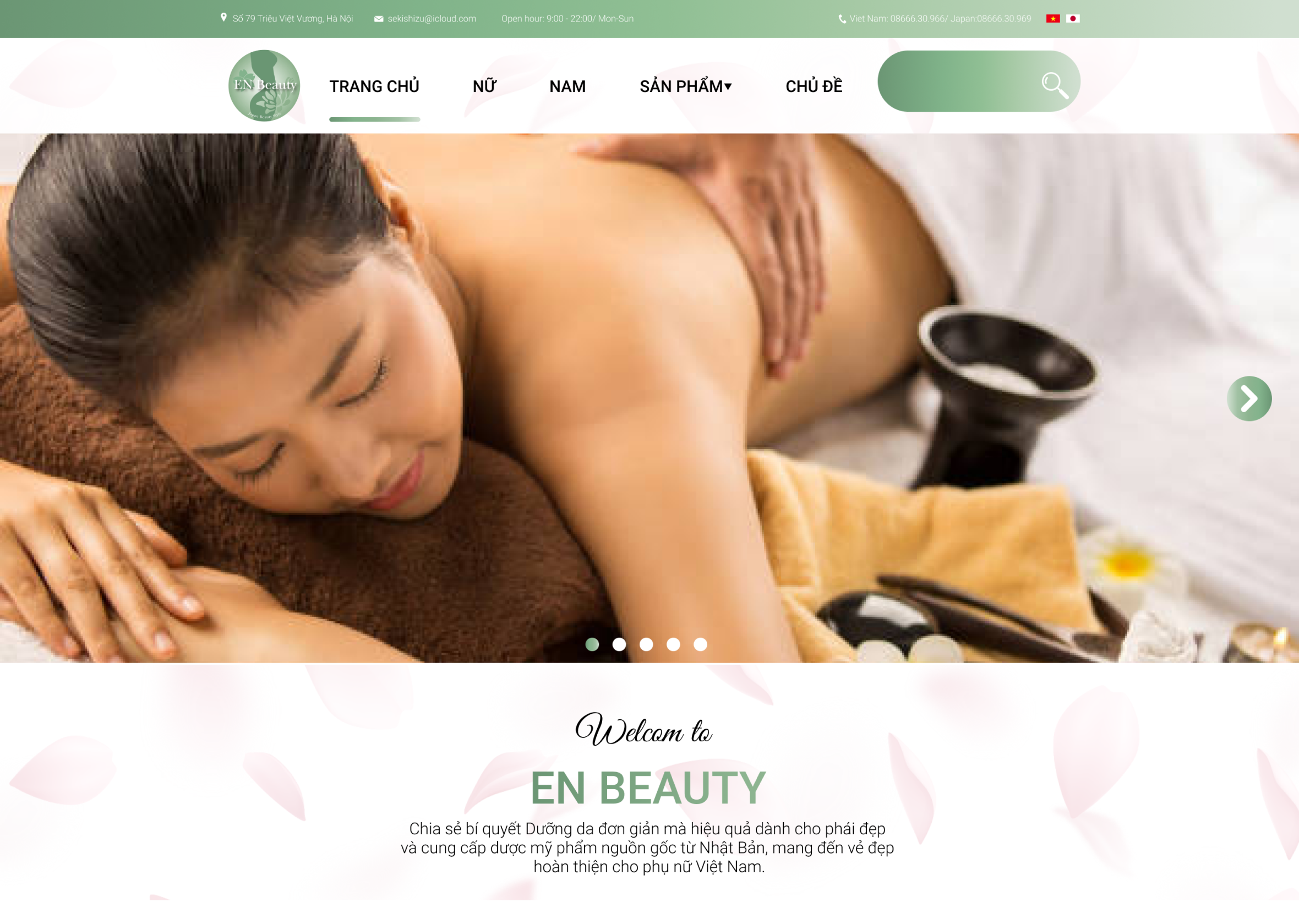 Website Spa En Beauty